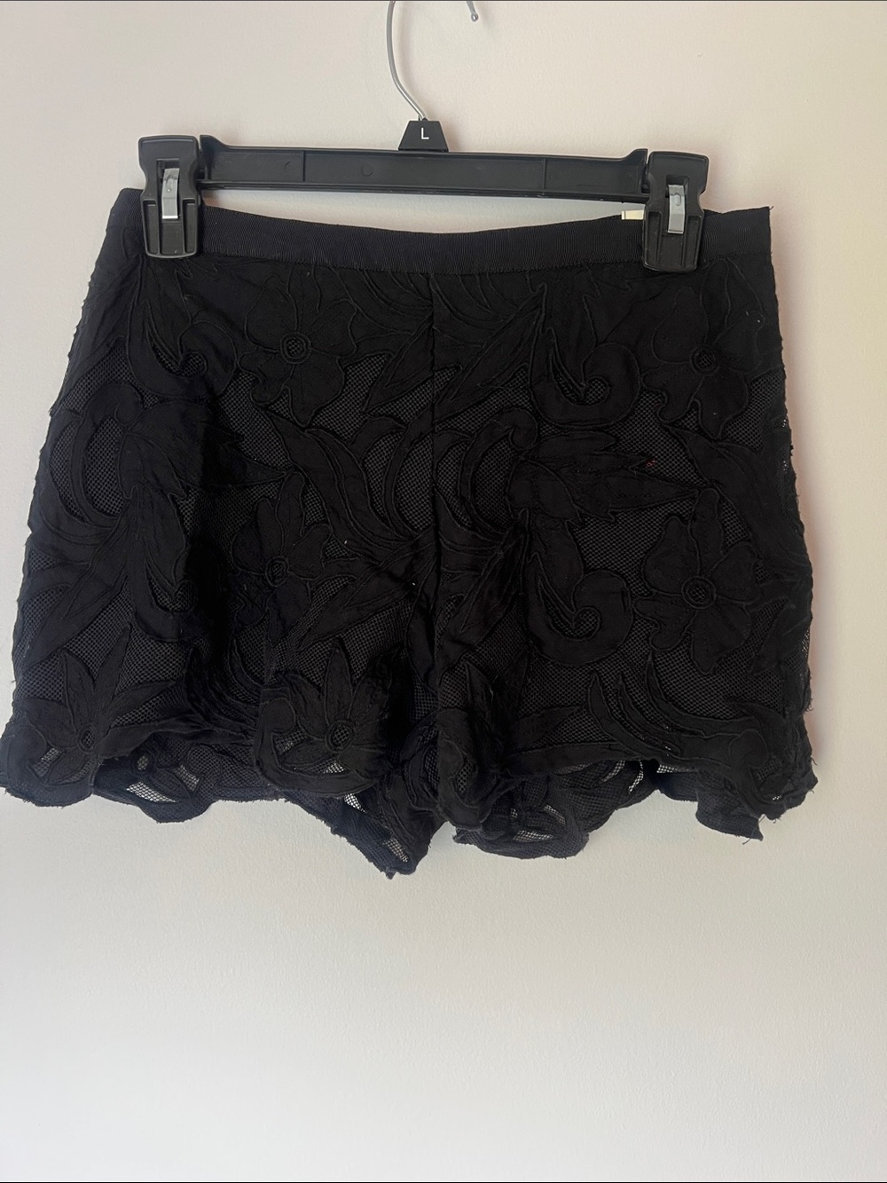 Abercrombie & Fitch Black  Floral Lace Shorts